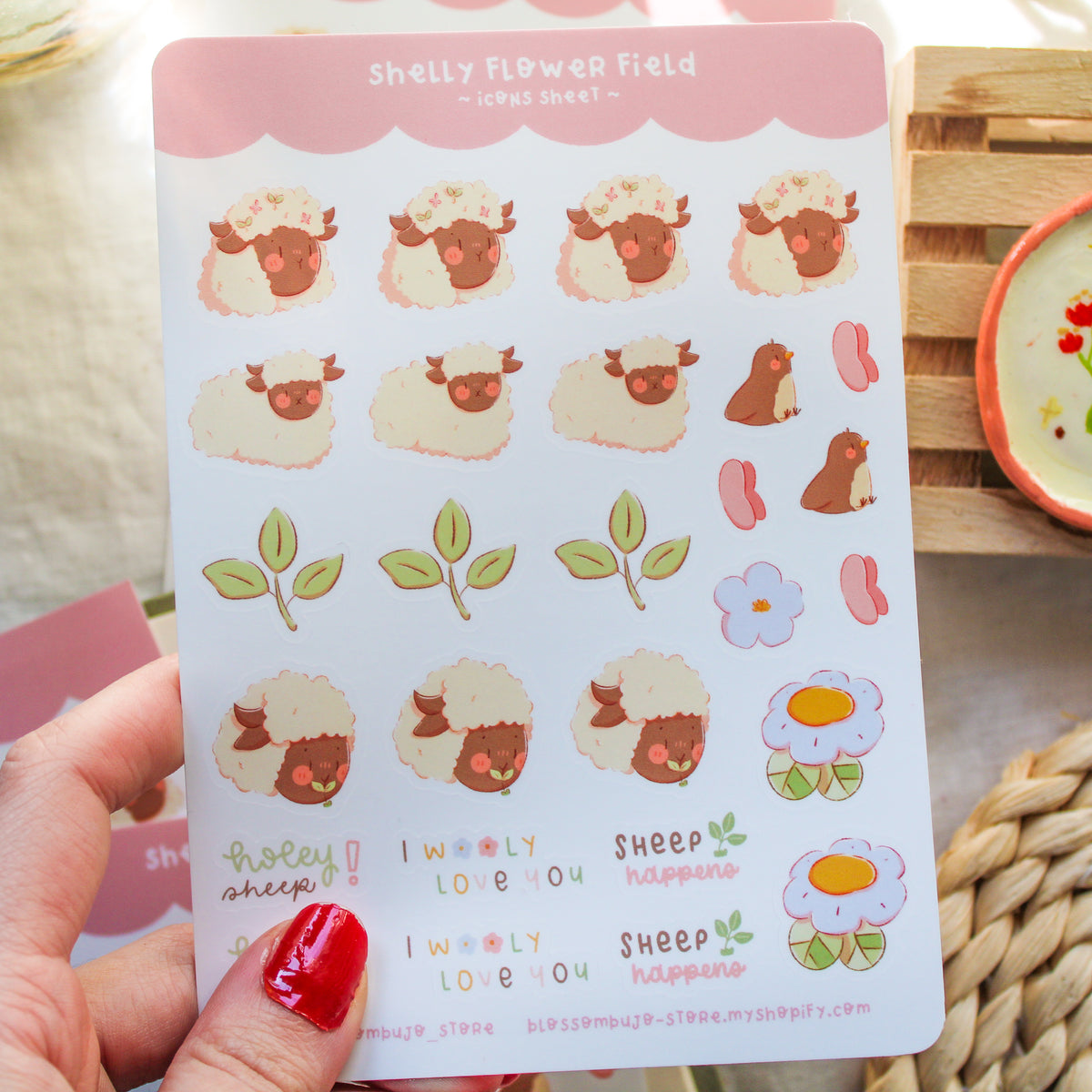 Stile Sticker Vinile adesivo - Spring Shelly Icons – BlossomBujo Store
