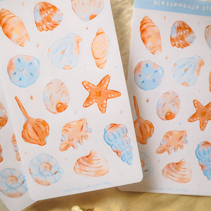 Stickersheet - Seashell Collection