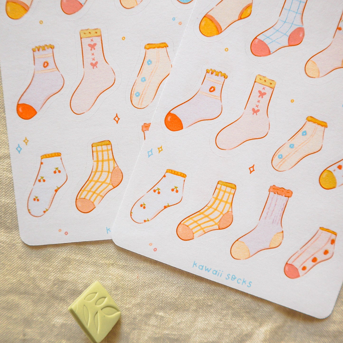 Stickersheet - Kawaii Socks