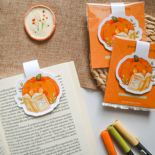 Magnetic Bookmark - Pumpkin Nerd