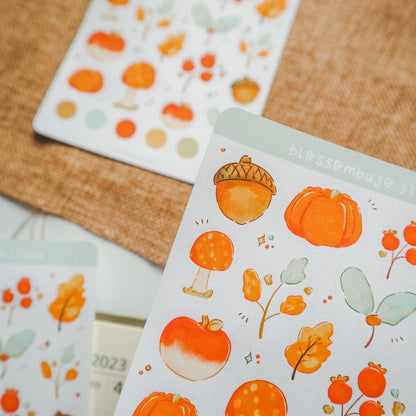 Stickersheet - Autumn Nature