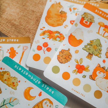 Stickers Bundle - Autumn Animals