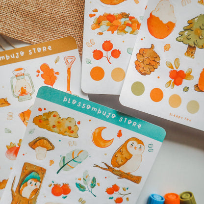 Stickers Bundle - Autumn Animals