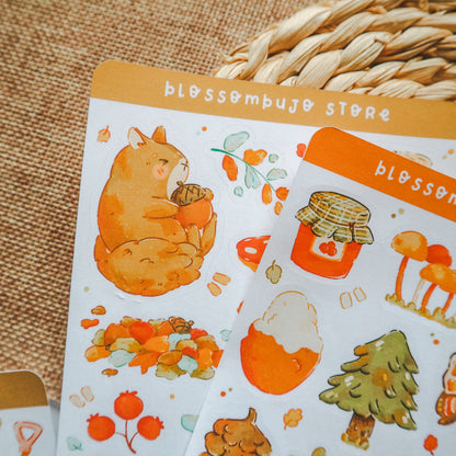 Stickers Bundle - Autumn Animals