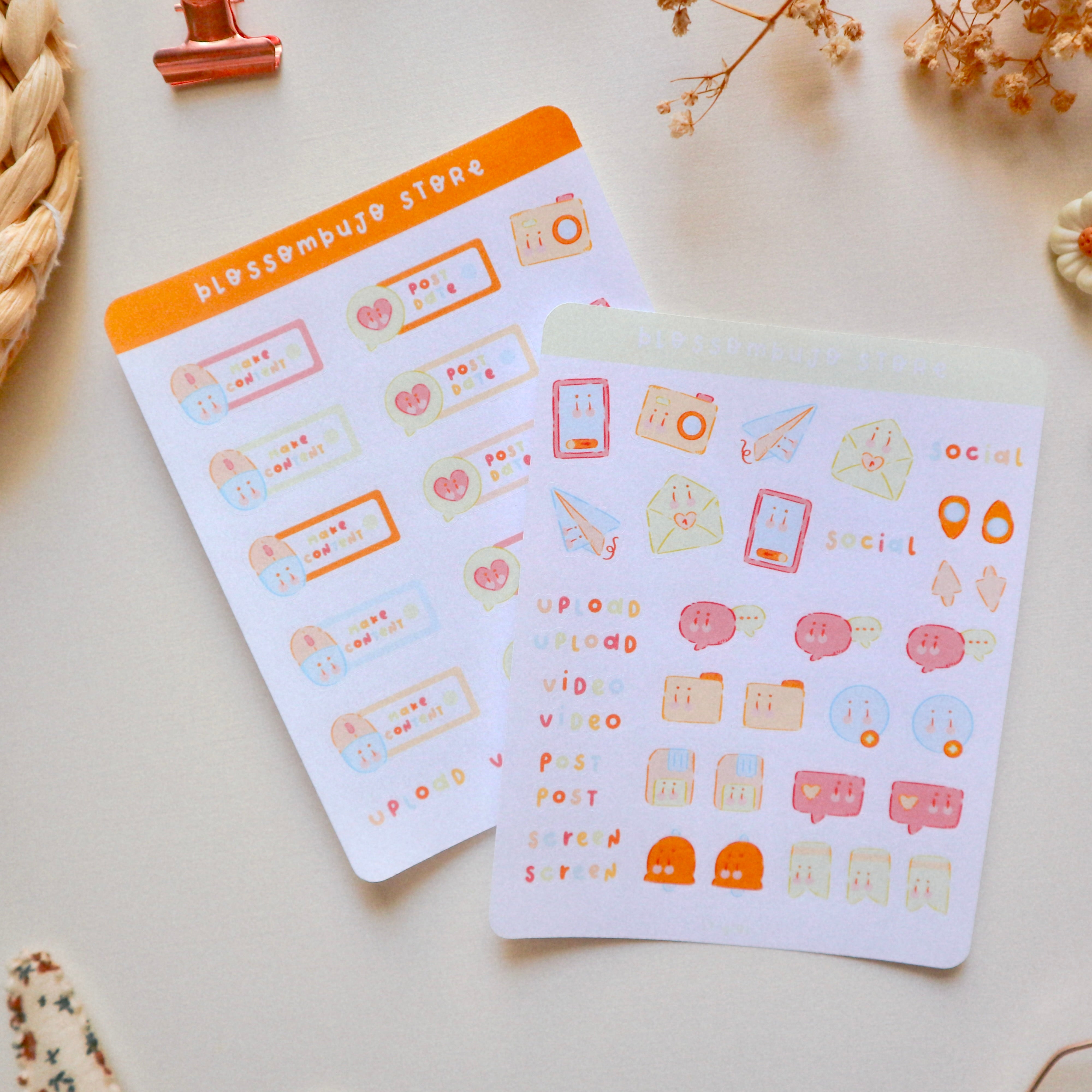 BlossomBujo Store - Sticker Shop and Stationery Heaven