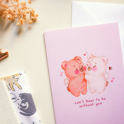 Greeting Card - Romantic Teddy