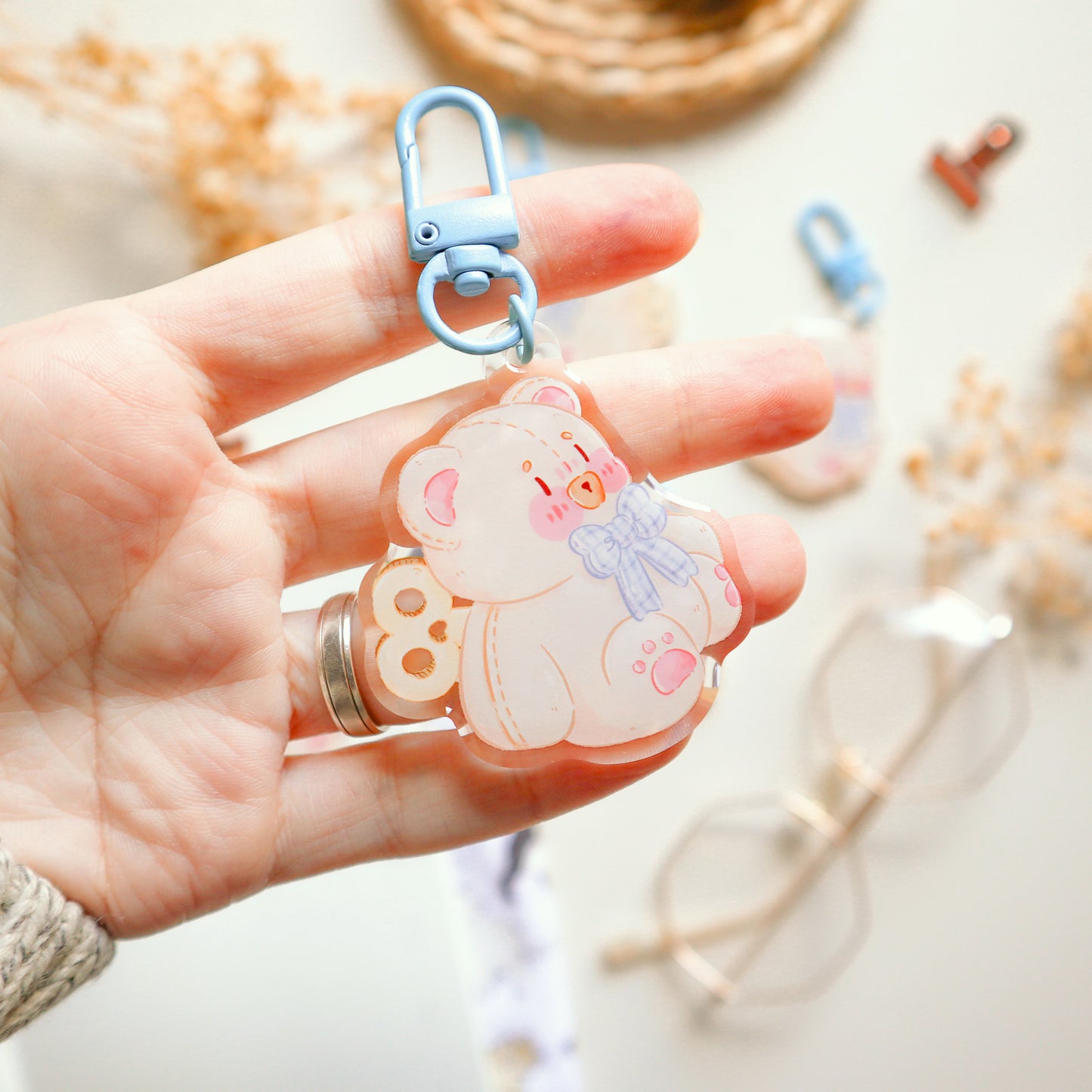 Keychain - Soft Teddy