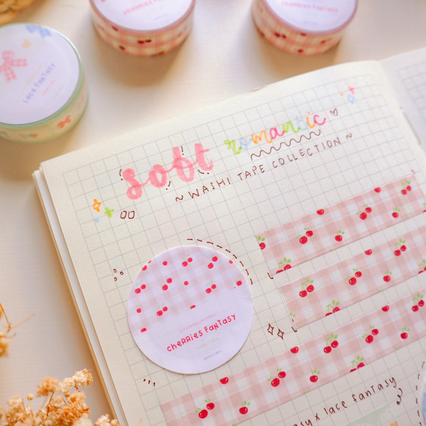 Washi Tape - Cherries Fantasy