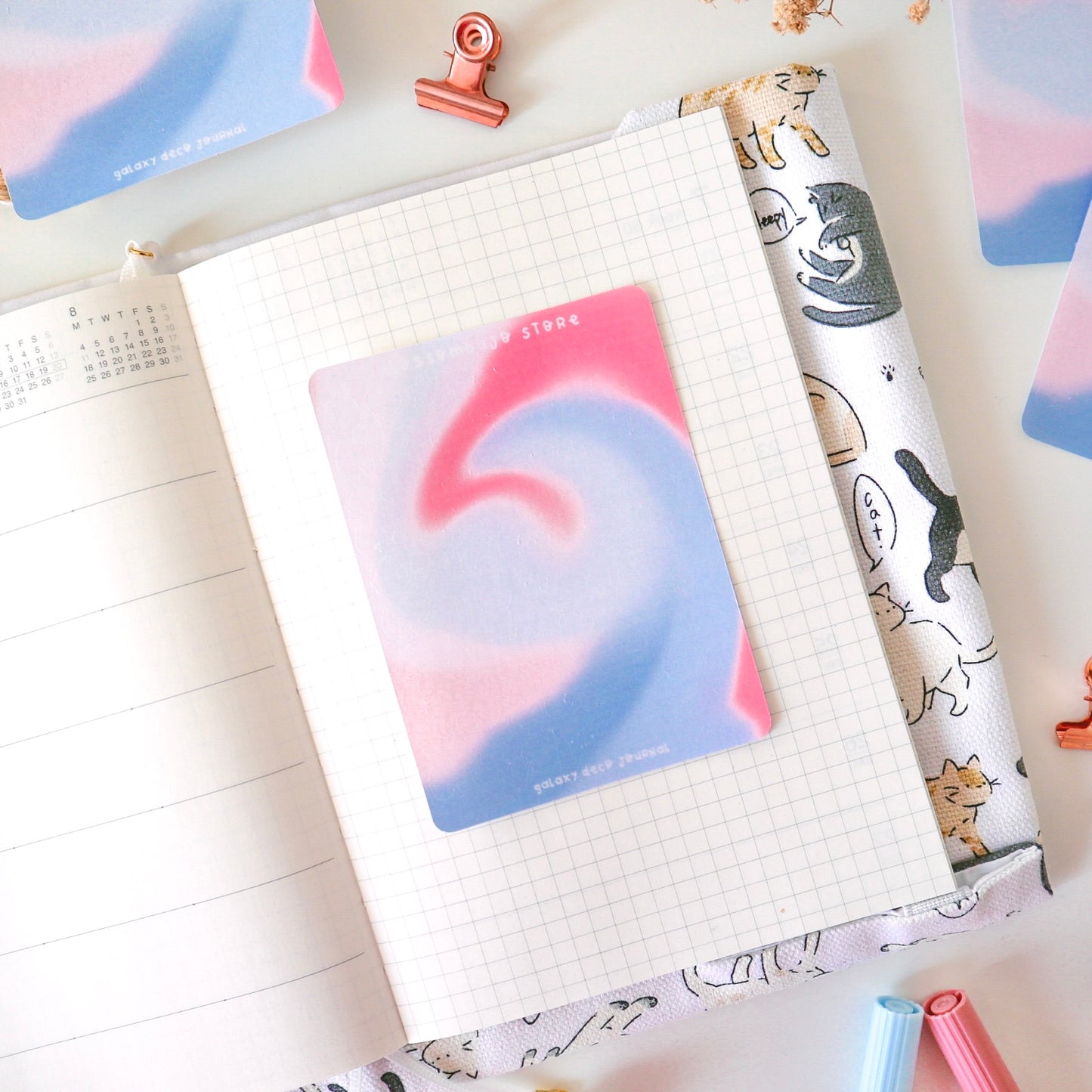 Stickersheet - Galaxy Deco Journal