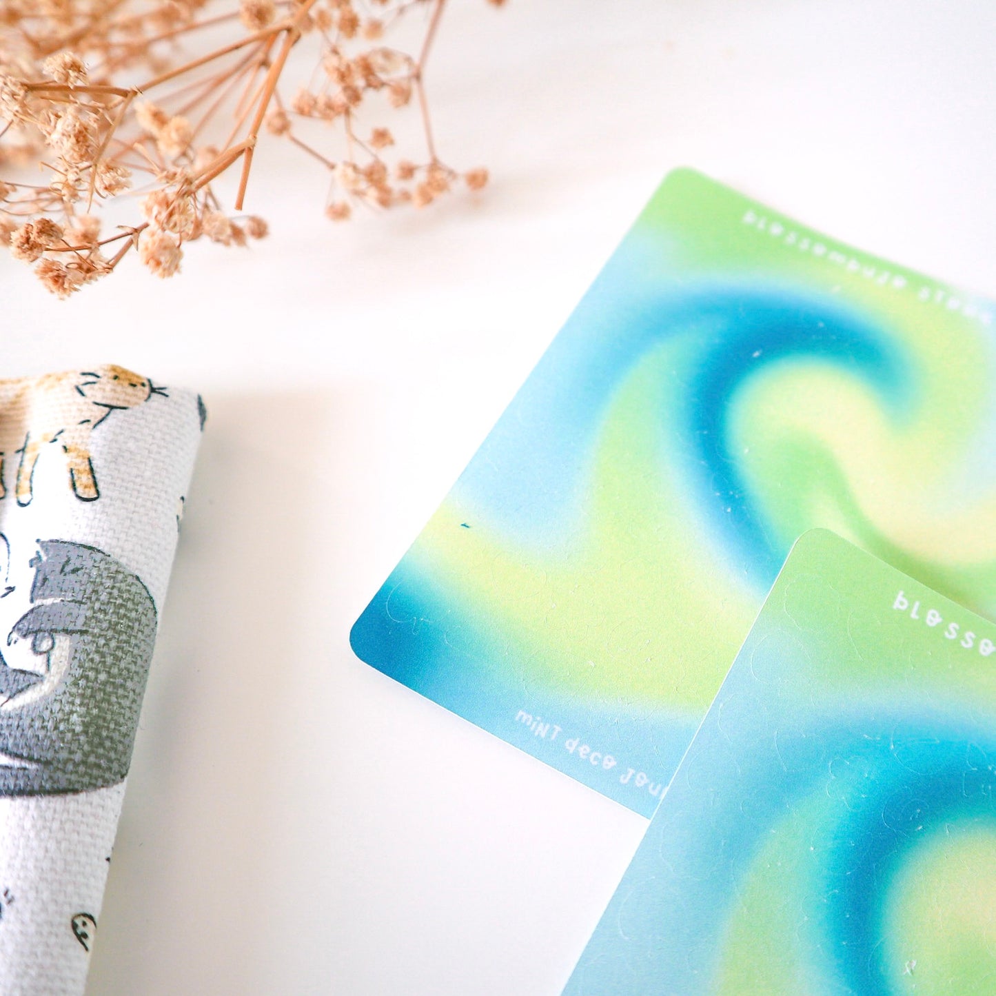 Stickersheet - Mint Deco Journal