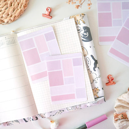 Stickersheet - Purple Squares