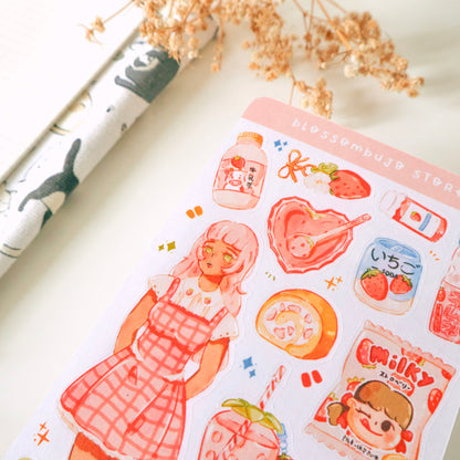 Stickersheet - Ichigo Flavor