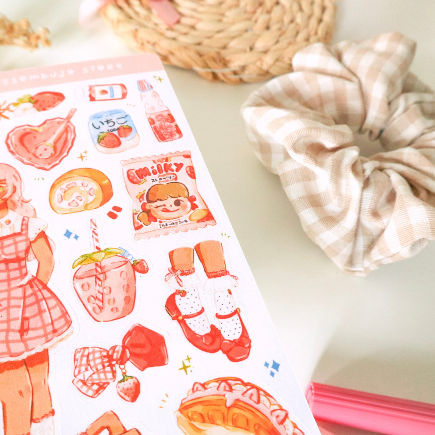 Stickersheet - Ichigo Flavor