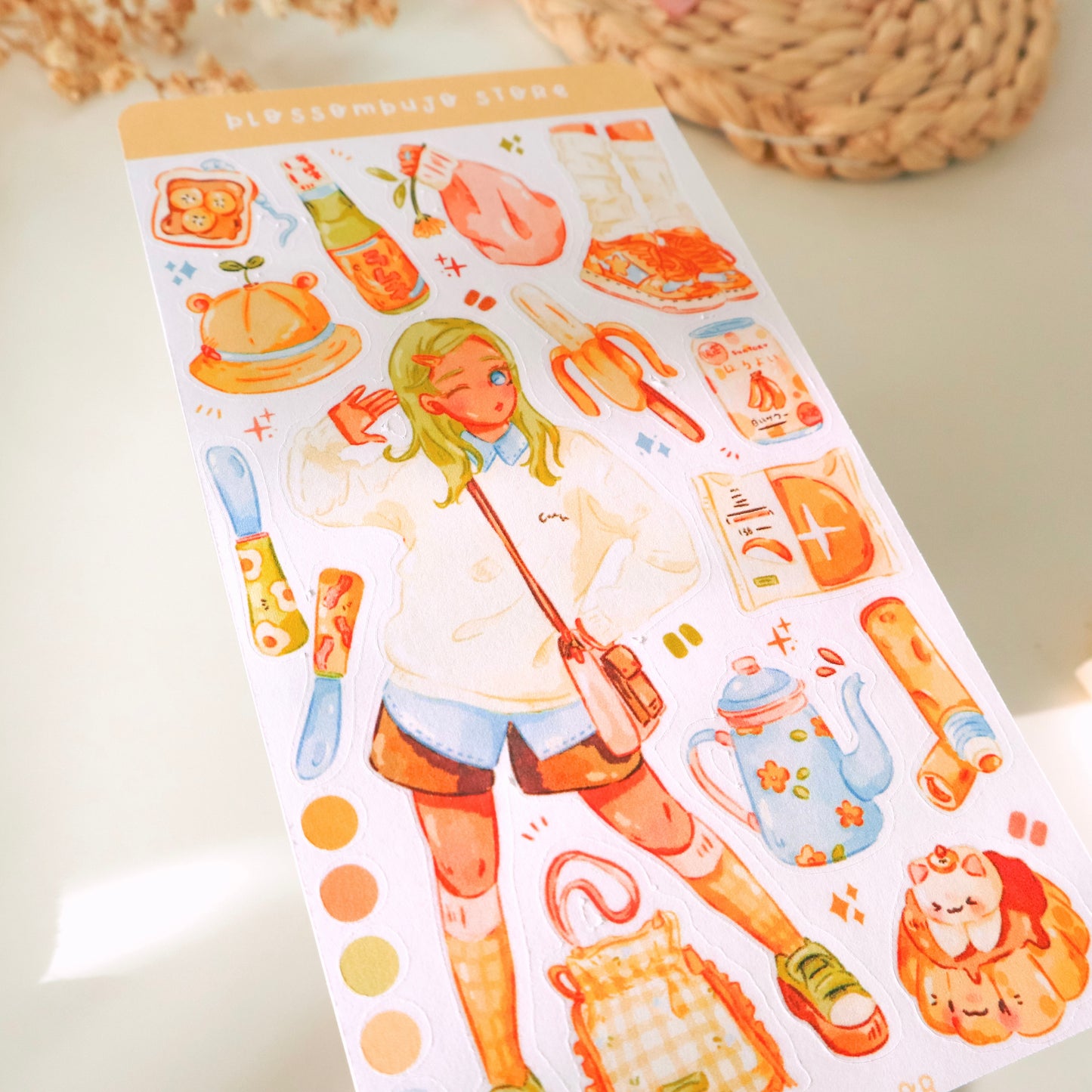 Stickersheet - Banana Flavor