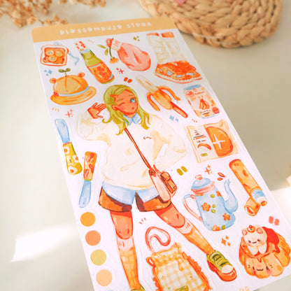 Stickersheet - Banana Flavor