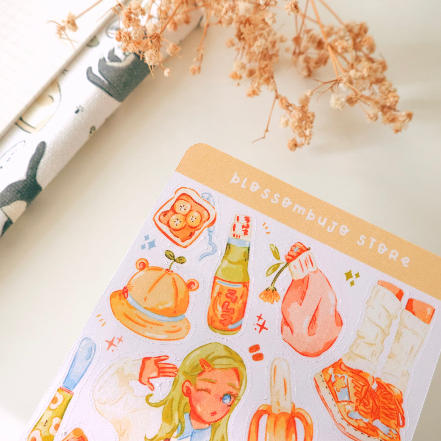 Stickersheet - Banana Flavor