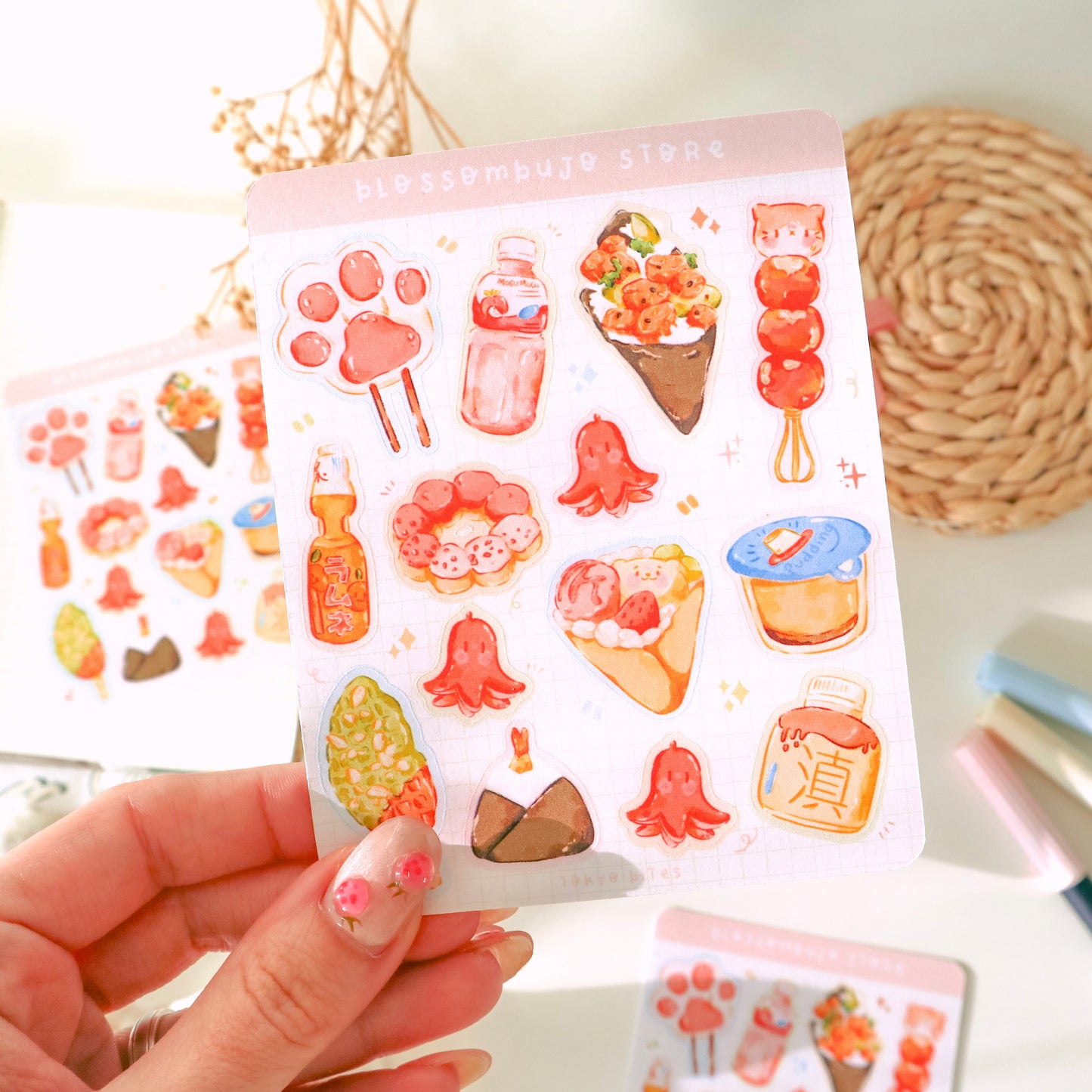 Stickersheet - Tokyo Bites