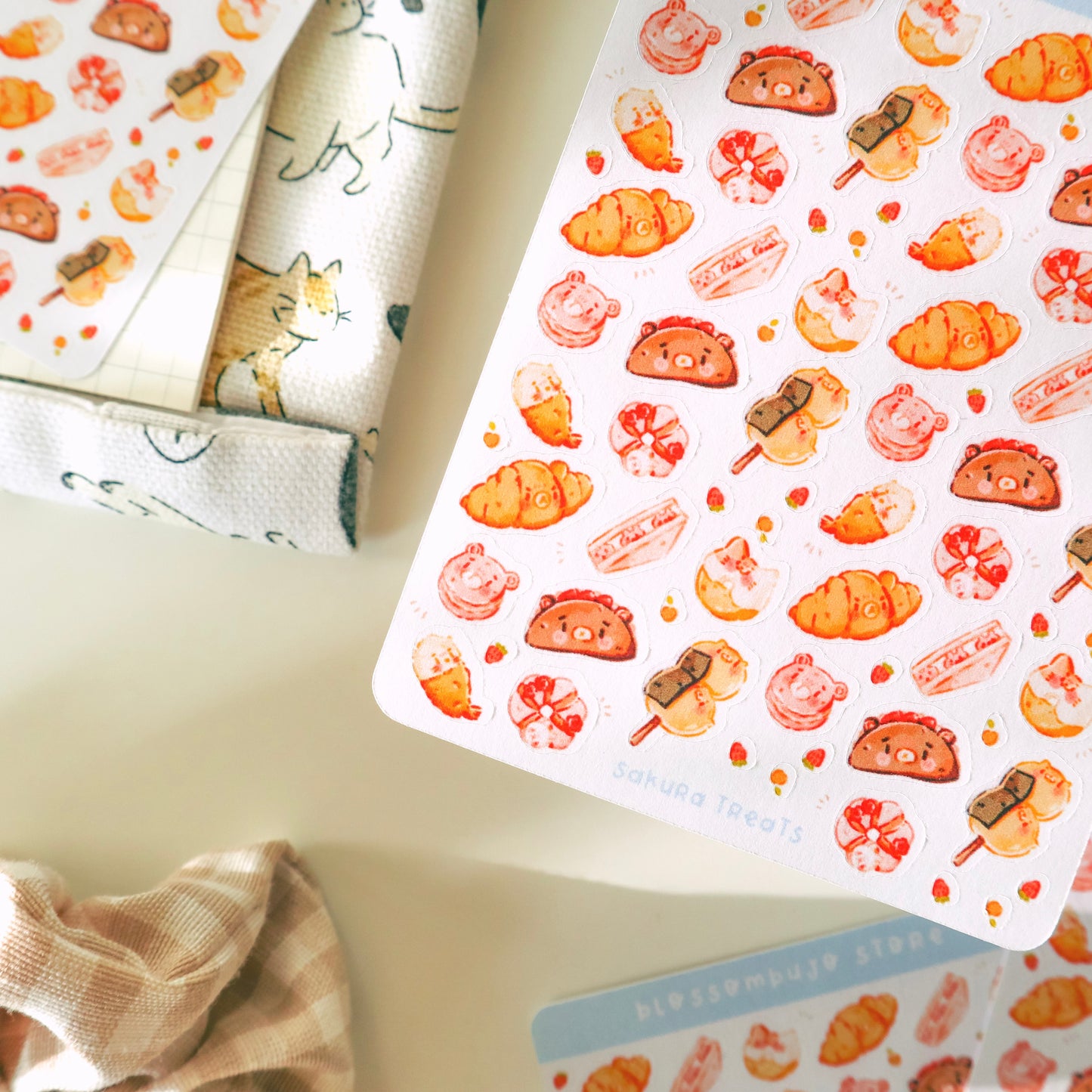 Stickersheet - Sakura Treats