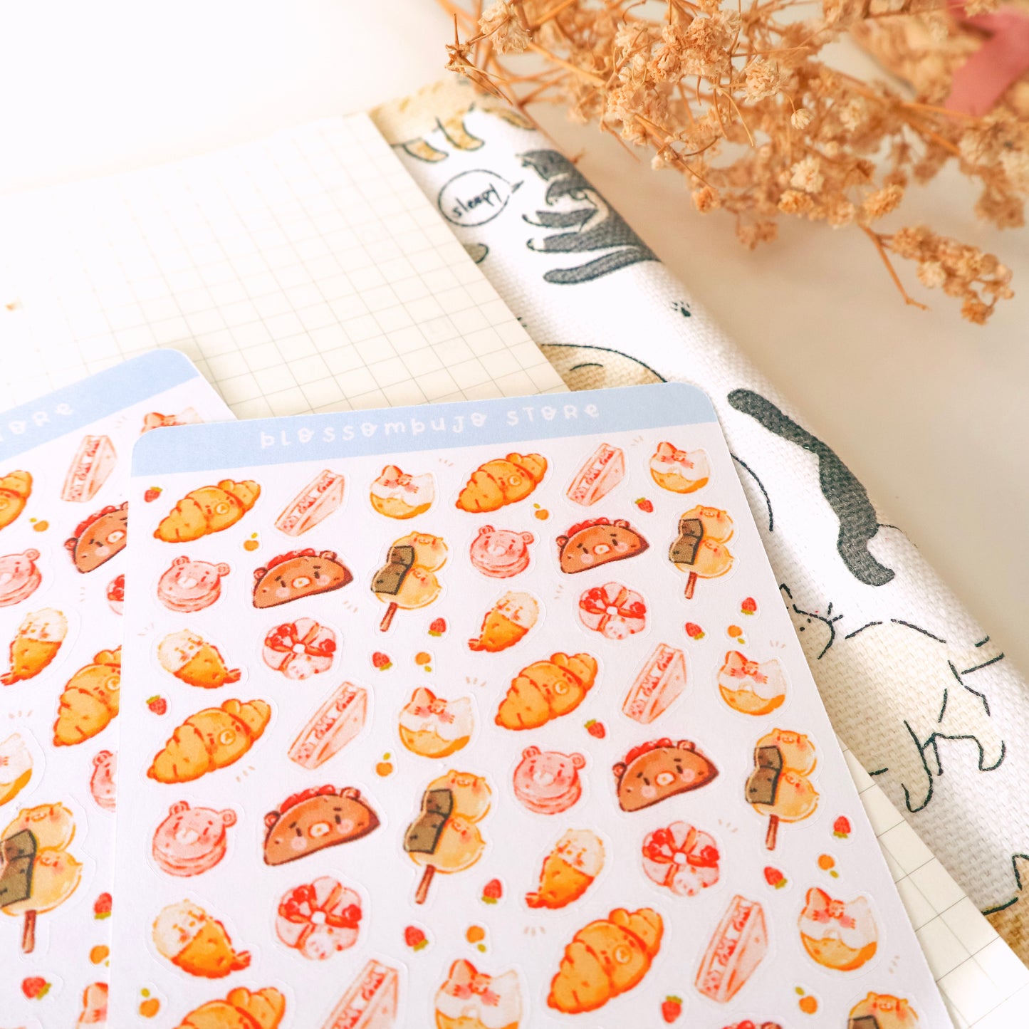 Stickersheet - Sakura Treats