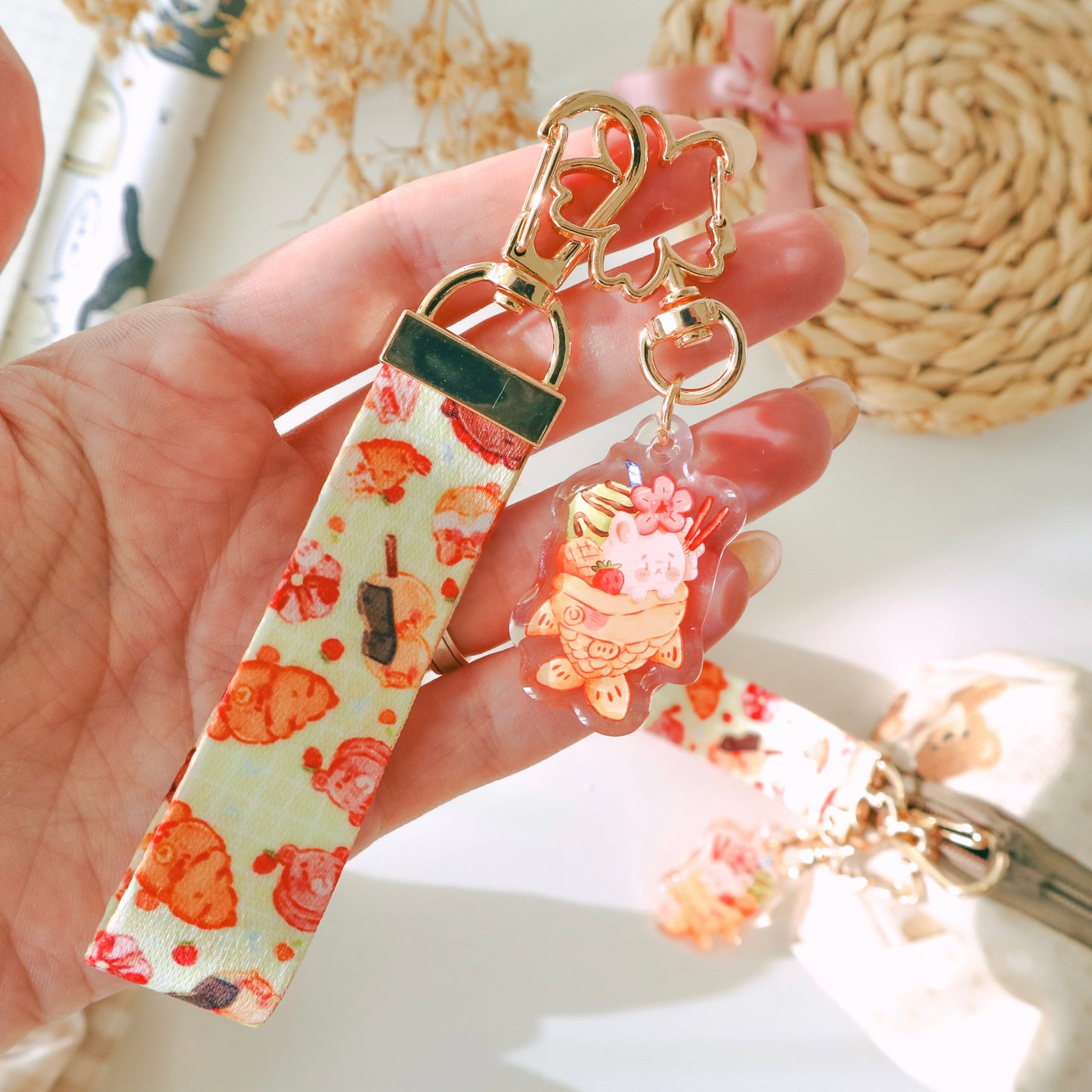 Keychain Lanyard - Konbini Snacks