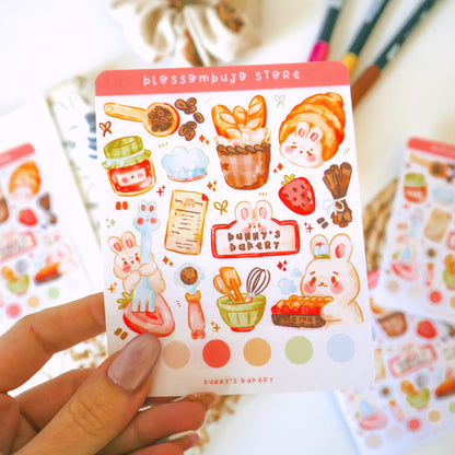 Stickersheet - Bunny's Bakery