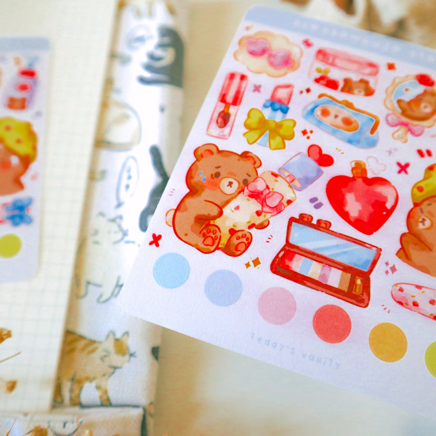 Stickersheet - Teddy's Vanity