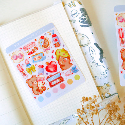 Stickersheet - Teddy's Vanity