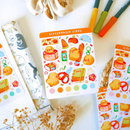 Stickersheet - Duck's Journal