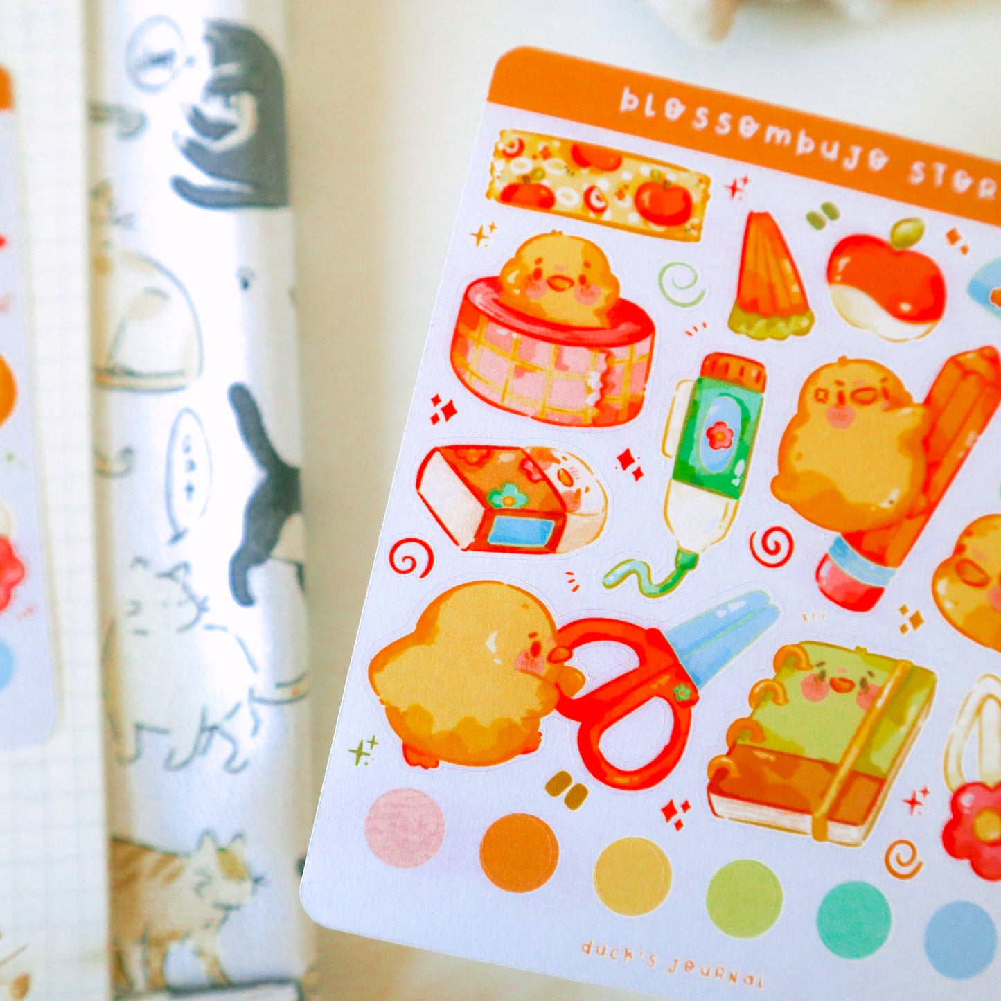 Stickersheet - Duck's Journal