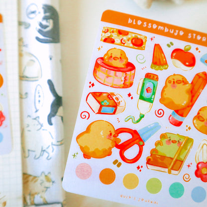 Stickersheet - Duck's Journal