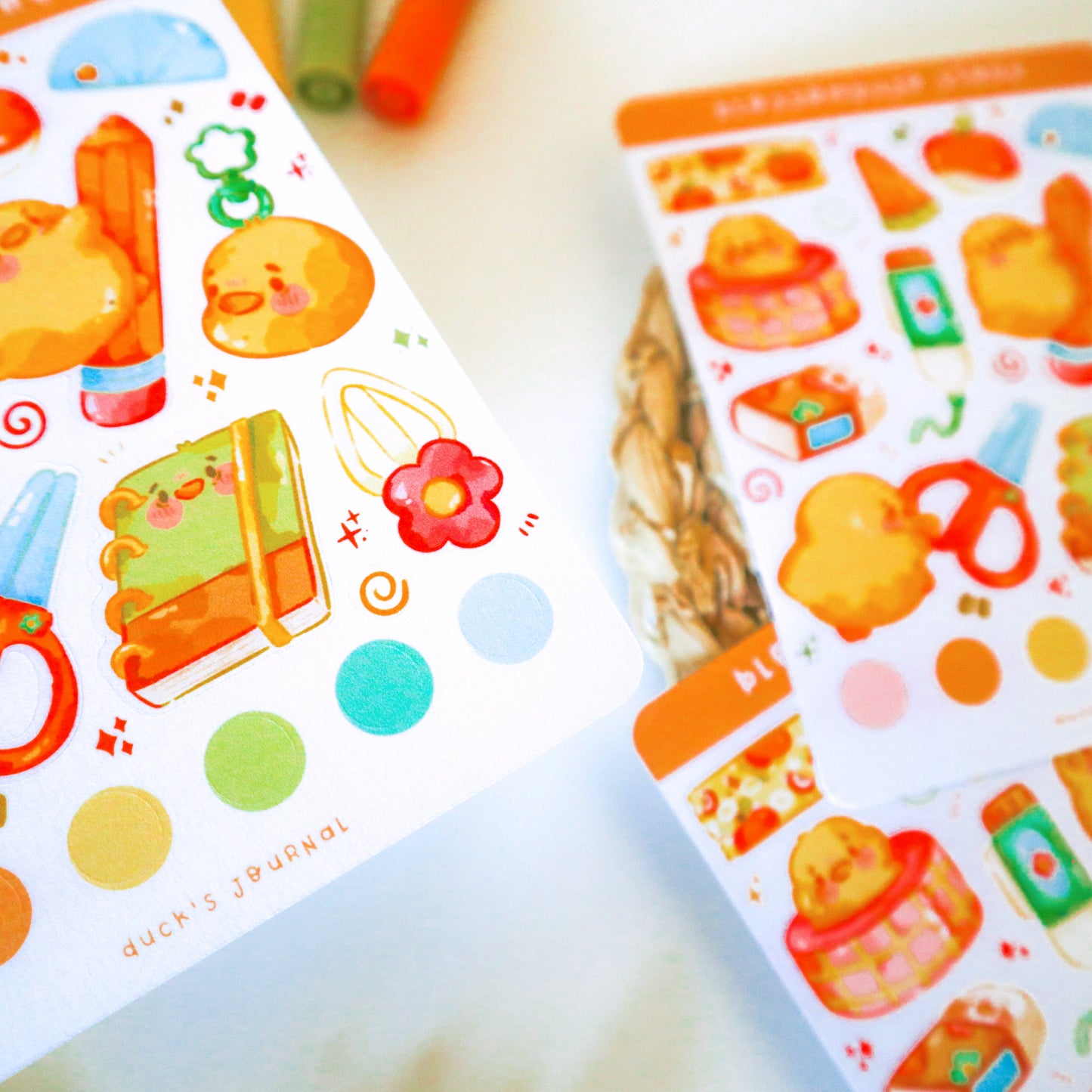 Stickersheet - Duck's Journal