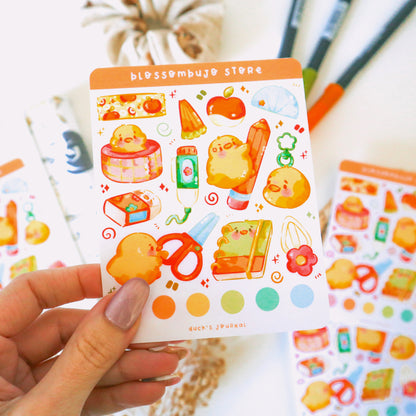 Stickersheet - Duck's Journal
