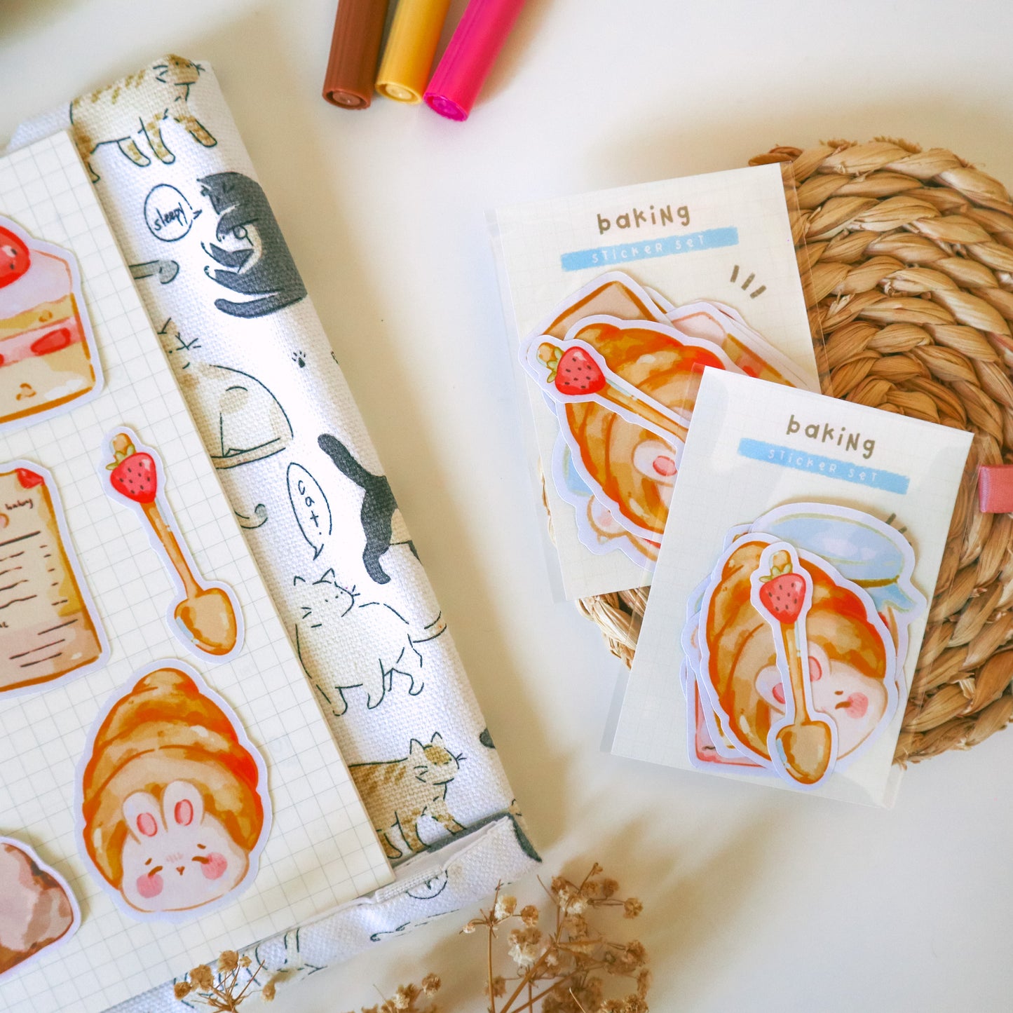 Sticker Flakes Set - Baking