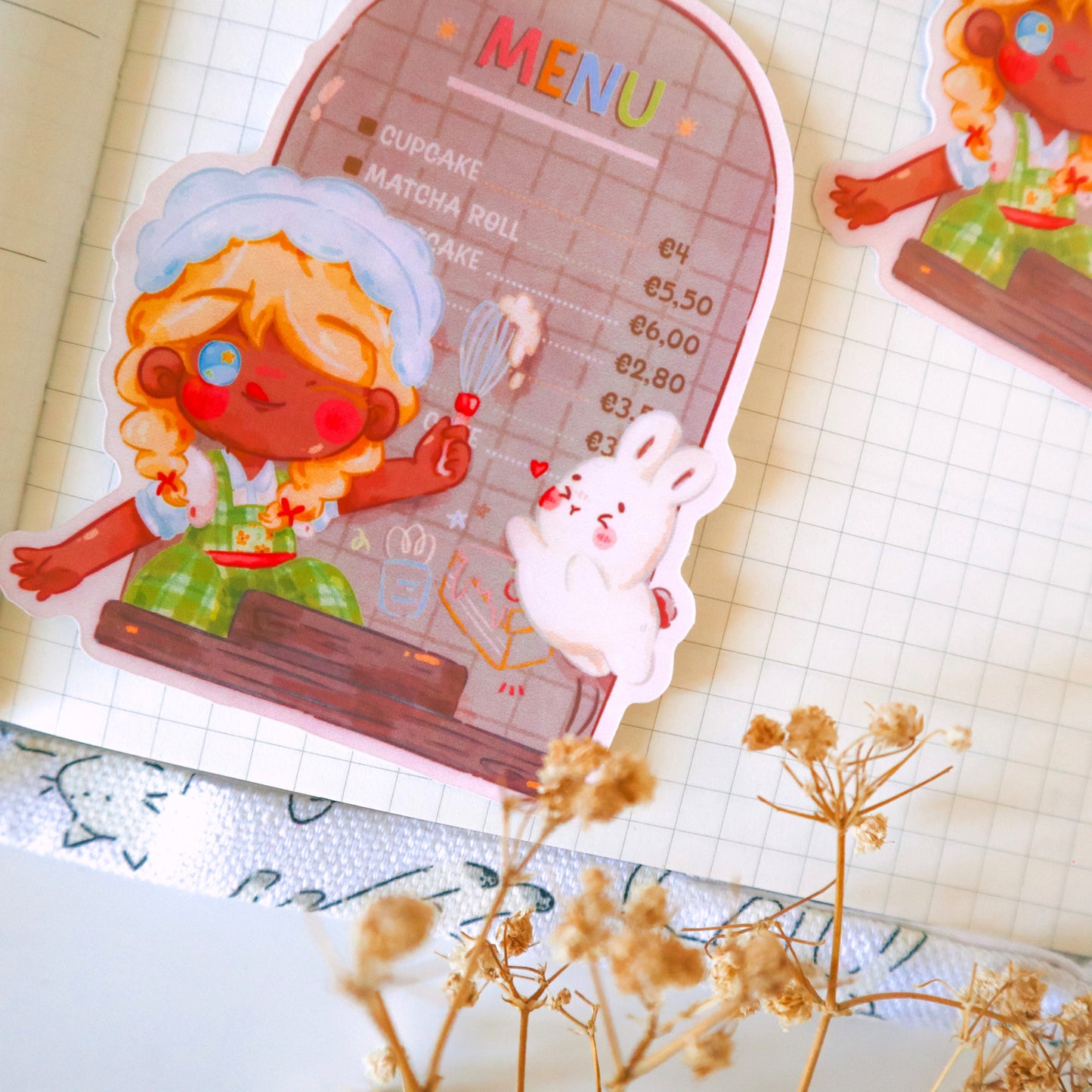 Sticker Flake Vinyl Glossy - Bakery