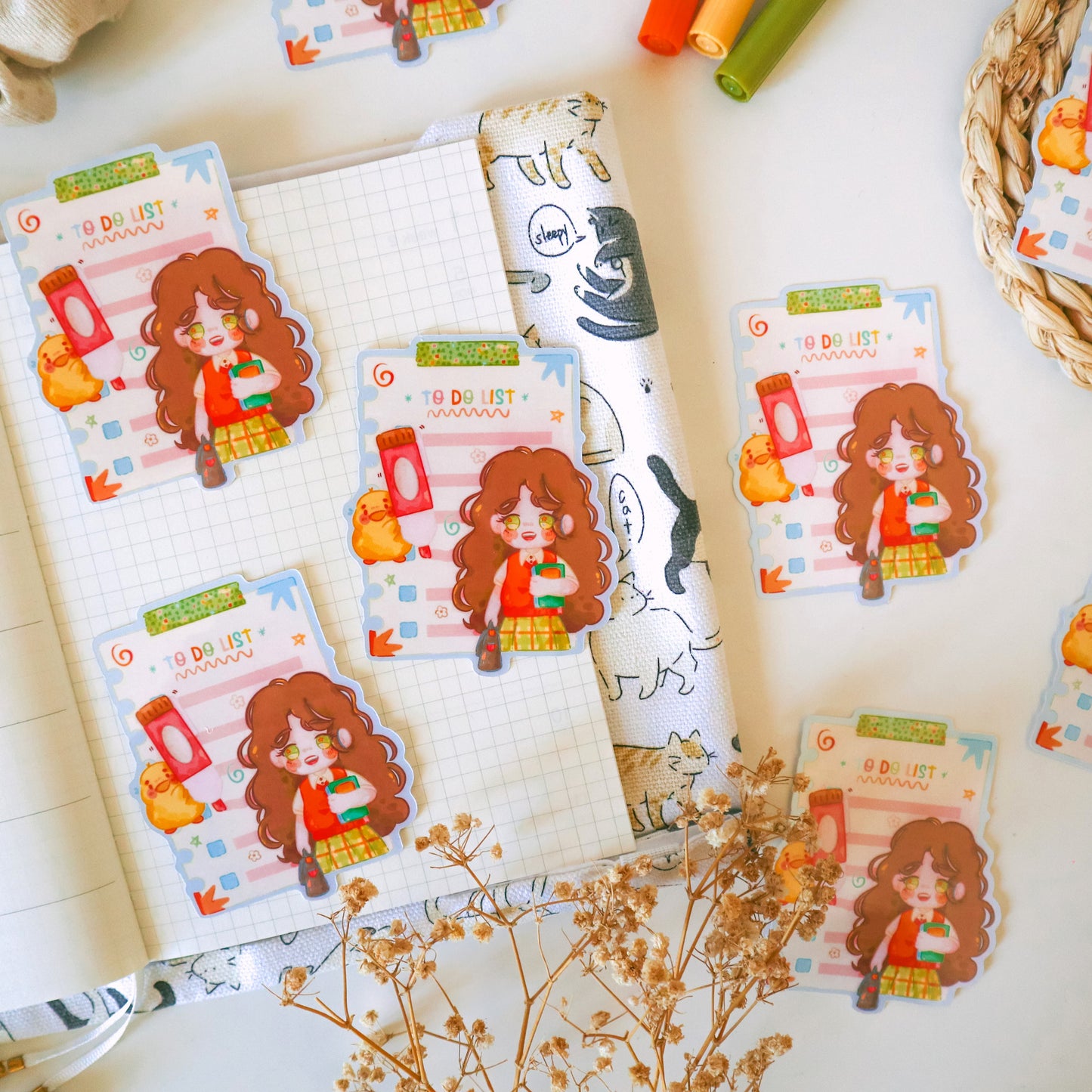 Sticker Flake Vinyl Glossy - Journaling