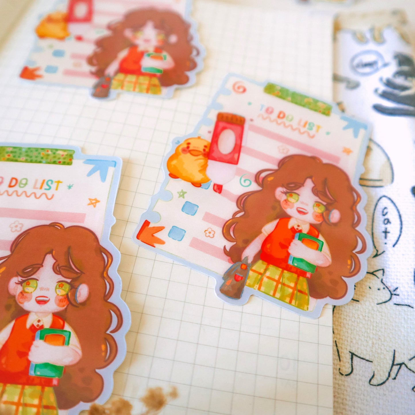 Sticker Flake Vinyl Glossy - Journaling