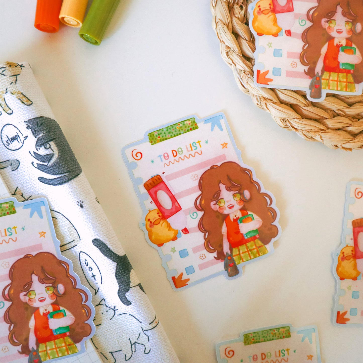 Sticker Flake Vinyl Glossy - Journaling