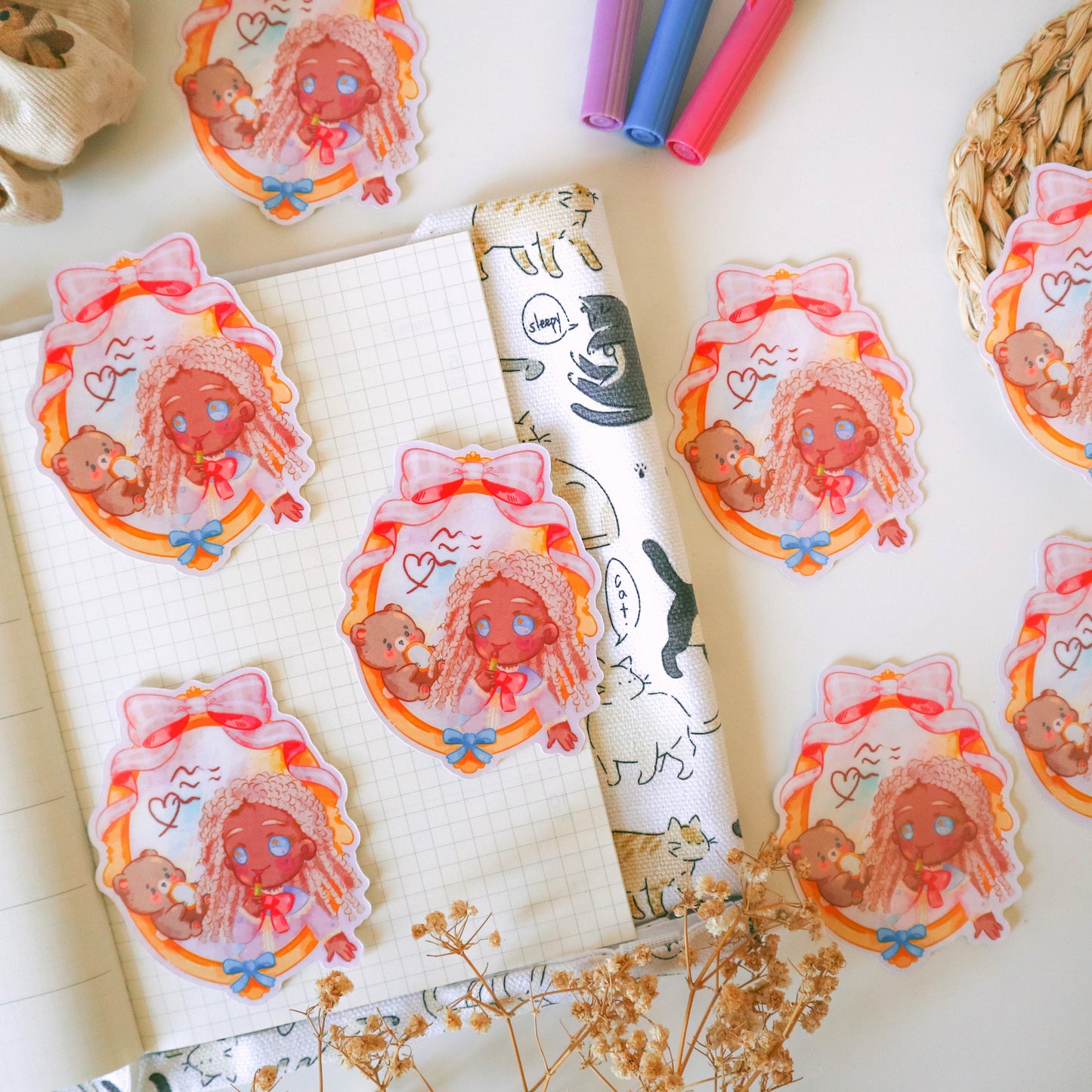 Sticker Flake Vinyl Glossy - Beauty