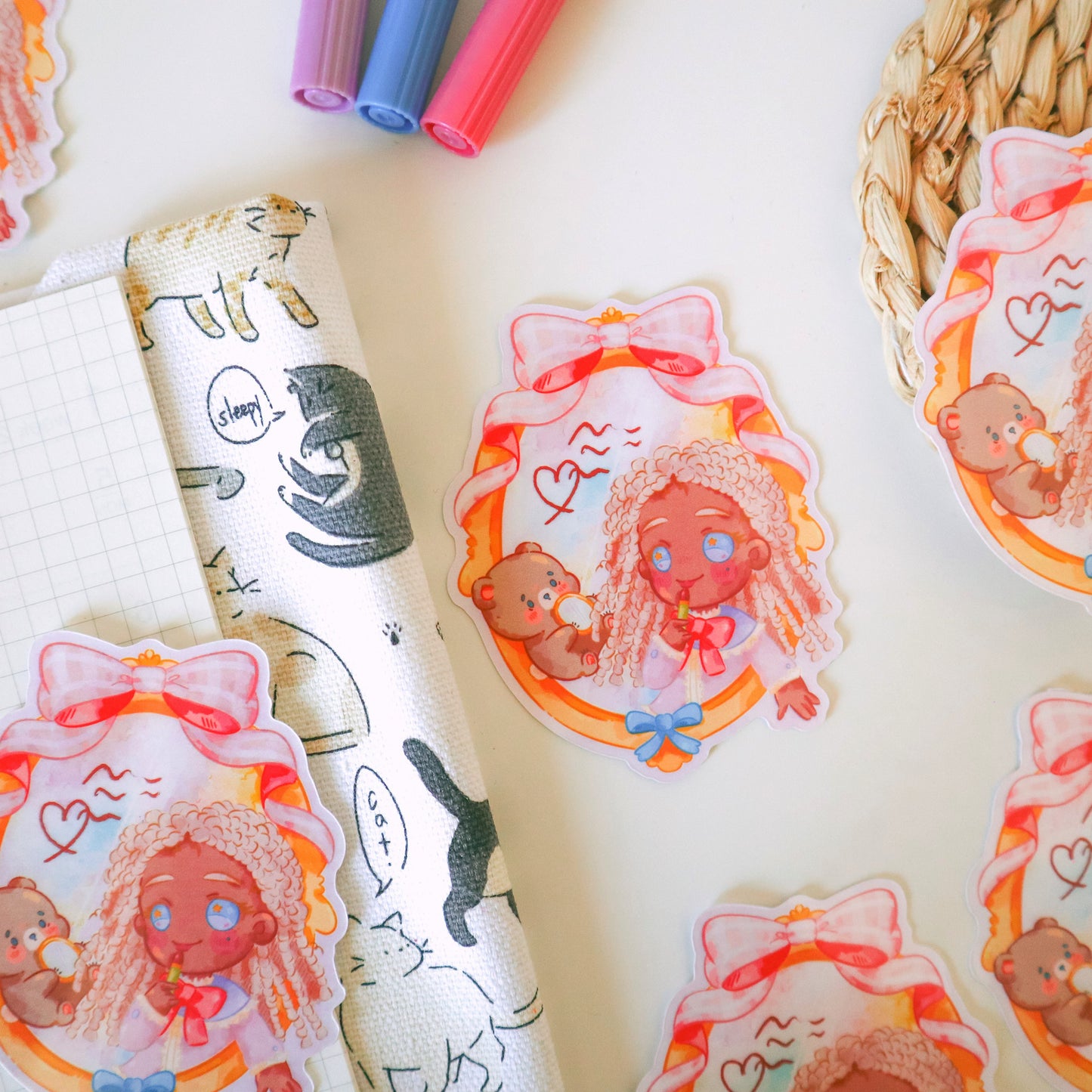 Sticker Flake Vinyl Glossy - Beauty