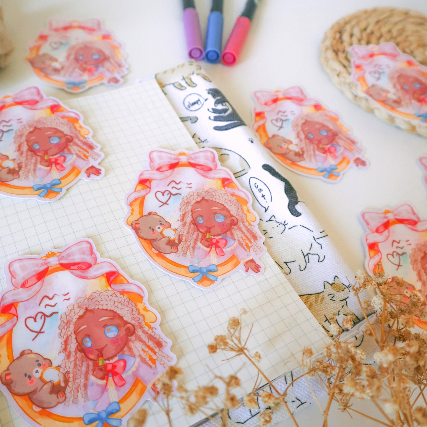 Sticker Flake Vinyl Glossy - Beauty