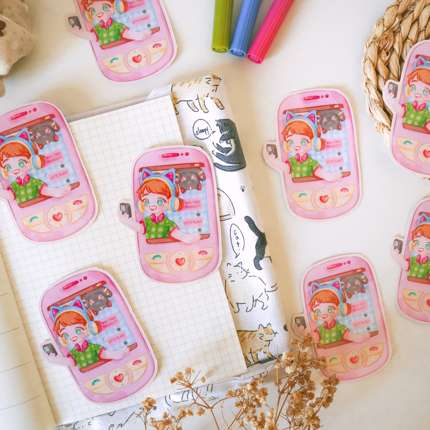 Sticker Flake Vinyl Glossy - Gaming