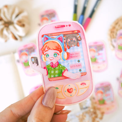 Sticker Flake Vinyl Glossy - Gaming