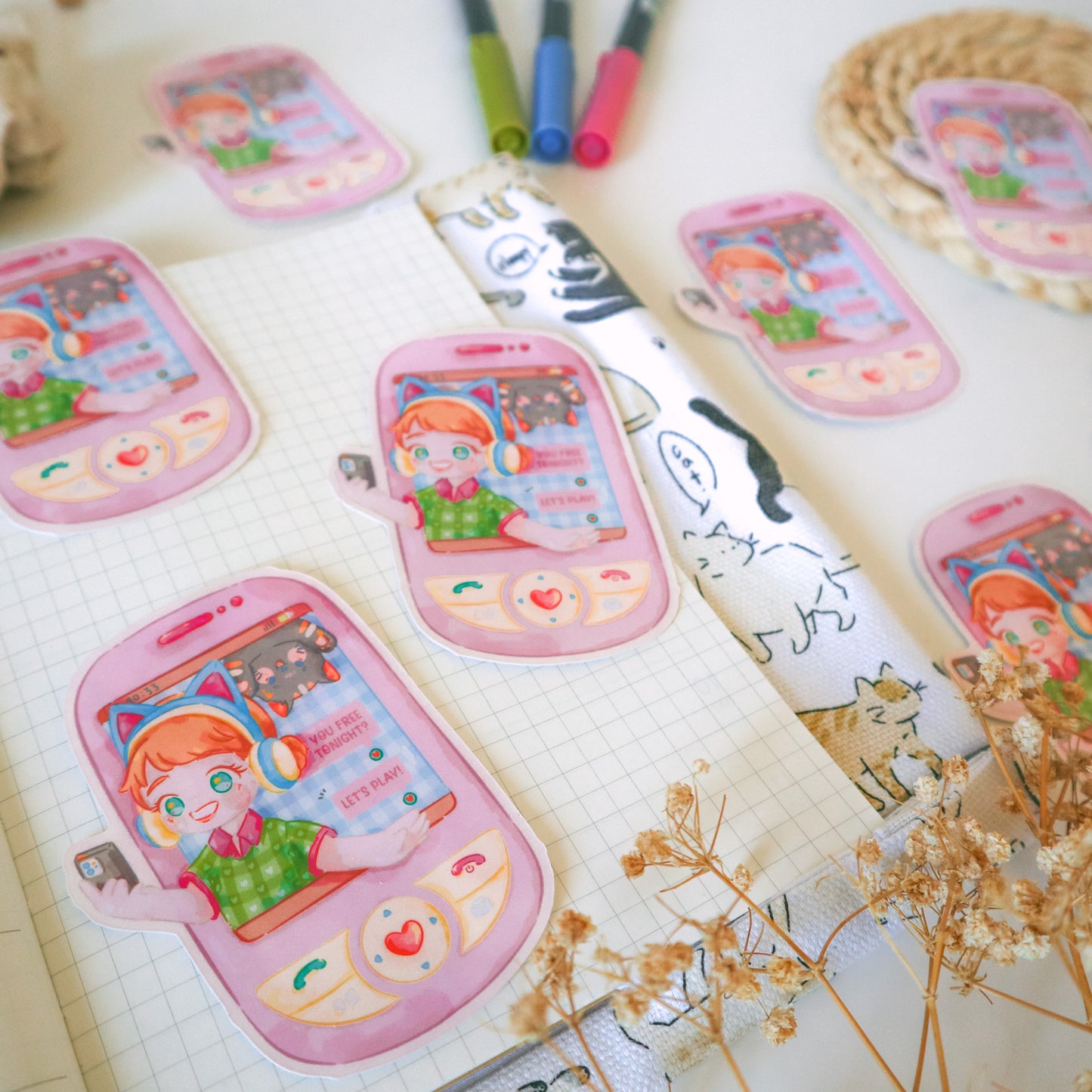 Sticker Flake Vinyl Glossy - Gaming