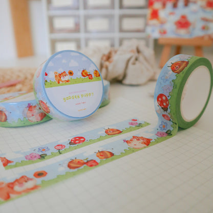 Washi Tape - Garden Puppy