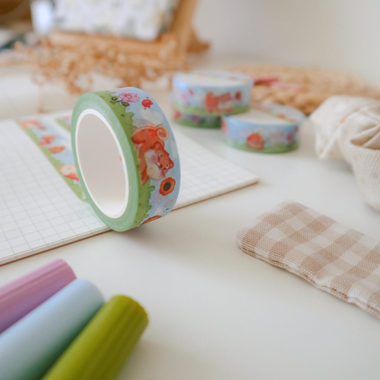 Washi Tape - Garden Puppy