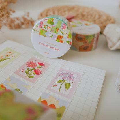 Washi Tape Stamp - Flower Garden