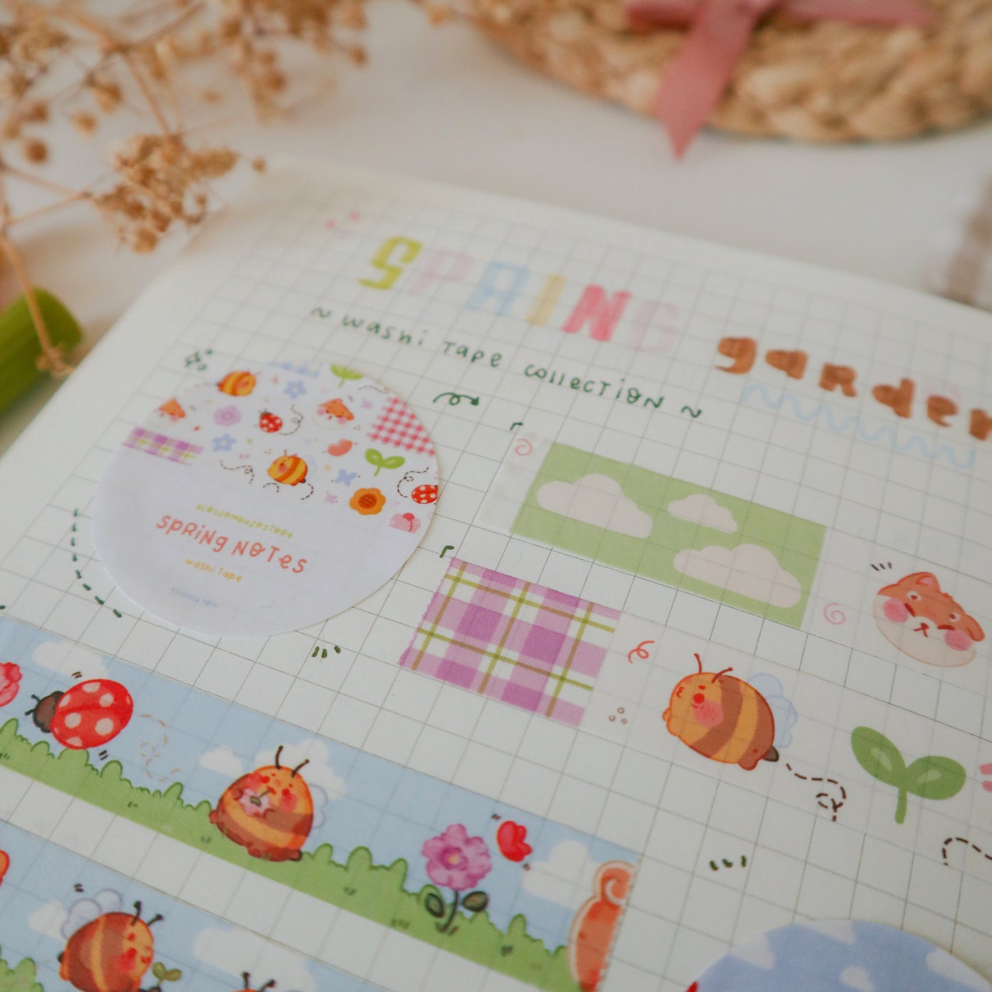 Washi Tape - Spring Notes