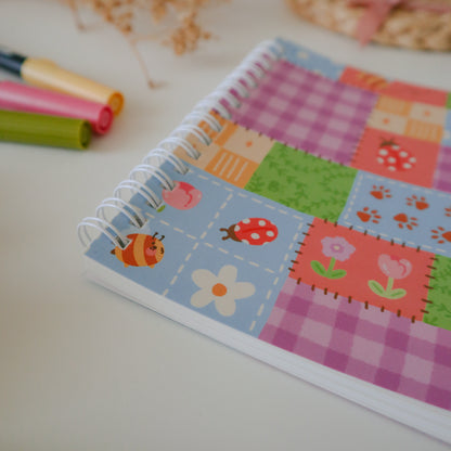 StickerBook Reusable - Spring Patchwork
