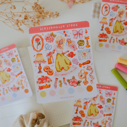 Stickersheet - Flower Girls