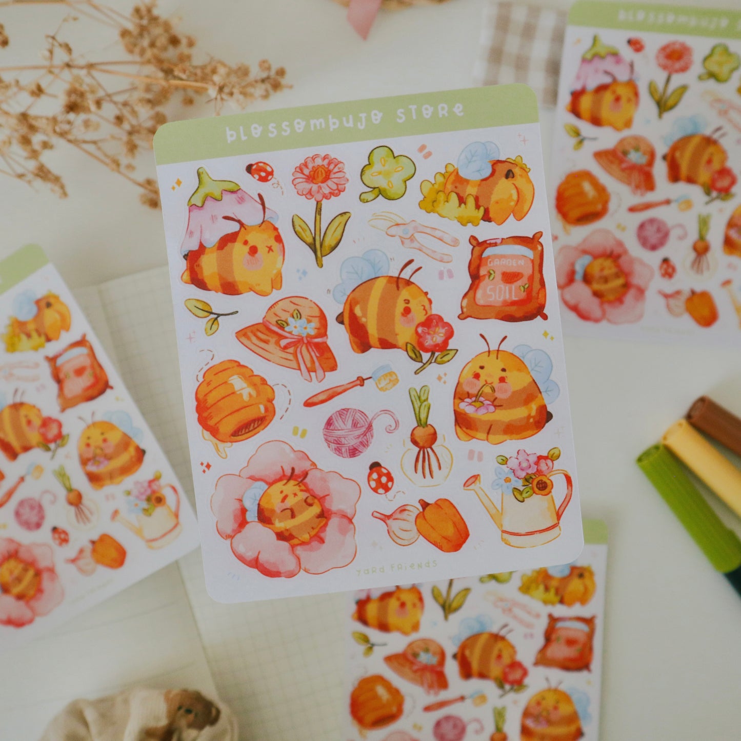 Stickersheet - Yard Friends